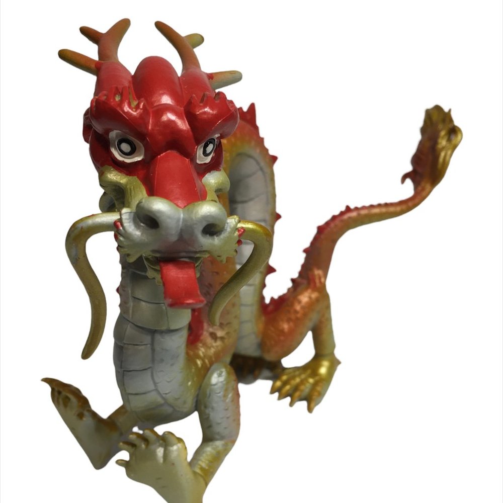 TIBETAN DRAGON Dragonology Series Figure Sababa Toys 8" inch Red Jointed VHTF - Picture 7 of 12